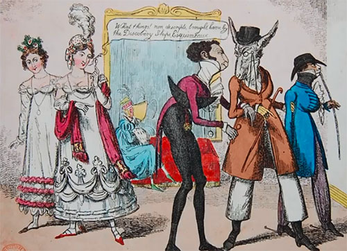 Dandy fashion in 19th century