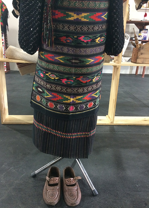 woven apron from Western Ukraine