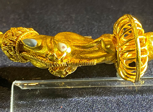Gold adornments from burial of Sarmatian king Inismeos late 1st century A.D.