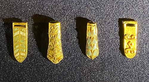 Gold adornments from burial of Sarmatian king Inismeos late 1st century A.D.
