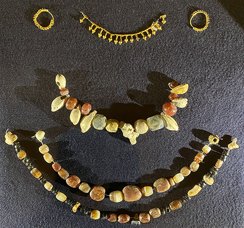 Jewelry from burial ground of Sarmatian priestess 1st century A.D.