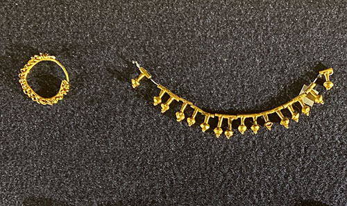 Jewelry from burial ground of Sarmatian priestess 1st century A.D.