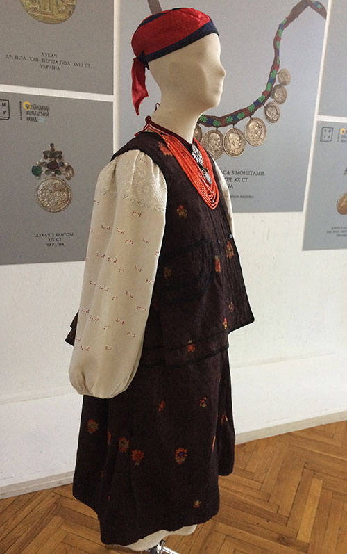 Beautiful Ukrainian traditional costume
