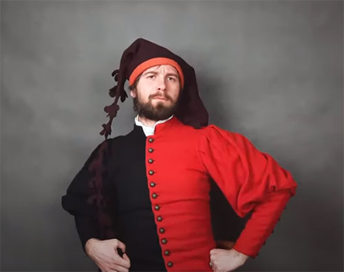 Medieval chaperon or hood