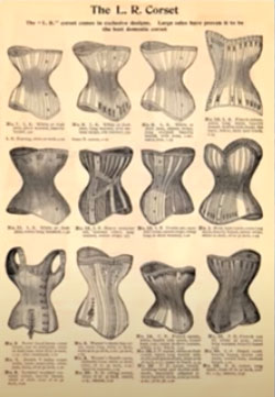 Edwardian-era corsets