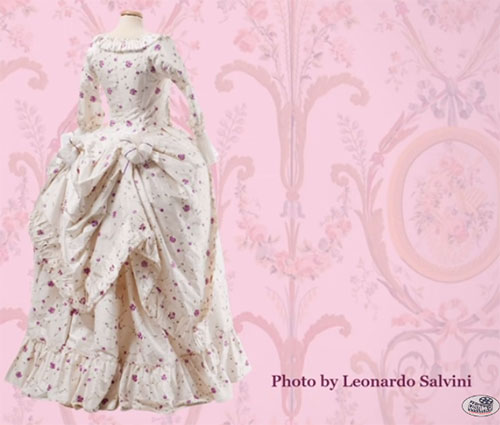 Stage costumes in Marie Antoinette historical drama film