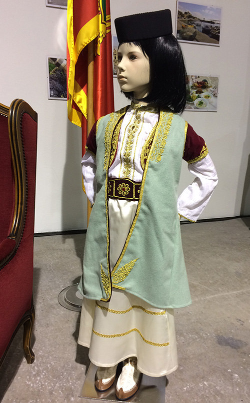 Festive national costume of Montenegro