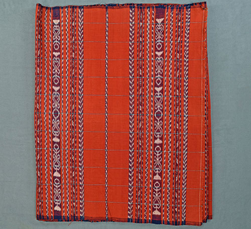 Lovely Mayan red refajo skirt from 1940