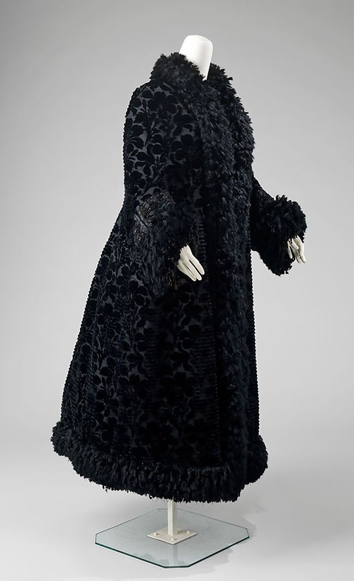 French evening coat by Emile Pingat, 1888-1890