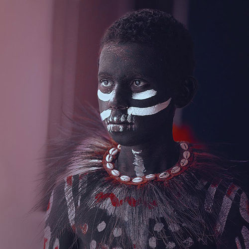Tribal clothing and tattoos around the world