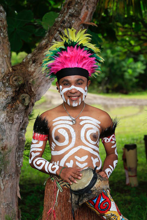 Tribal clothing and tattoos around the world