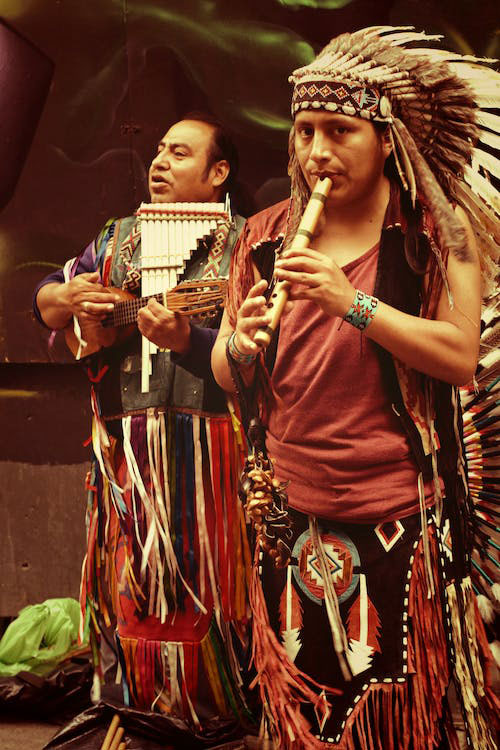 Tribal clothing and tattoos around the world