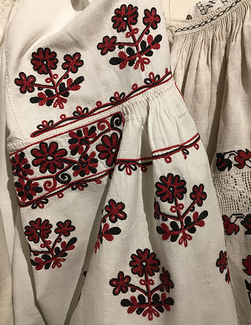 Ukrainian floral embroidery