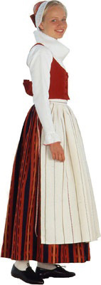 National women's clothes in Mouhijärvi region or Finland