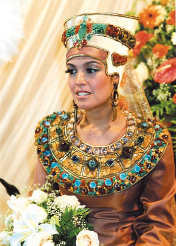 Egyptian traditional wedding dress