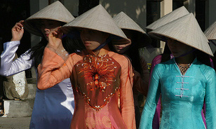 Vietnamese conical hats