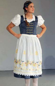Czechian folk dress from Chebsko region