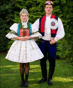 Czechian folk dress from Slovacko region