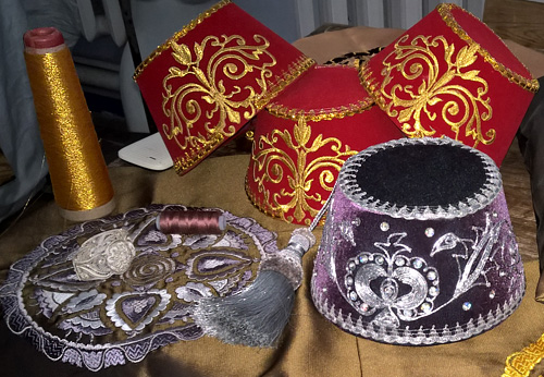 Modern Crimean Tatar female festive fez