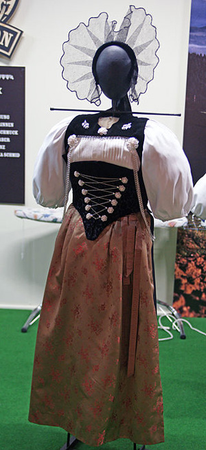 Women's festive attire from Canton of Bern