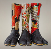 Jika-tabi or tabi boots from Japan