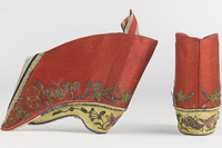 Chinese folk lotus shoes