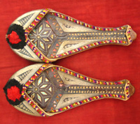 Khussa or mojari footwear from Pakistan and India