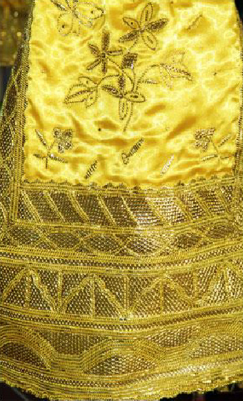 Tunisian ornate gold embroidery