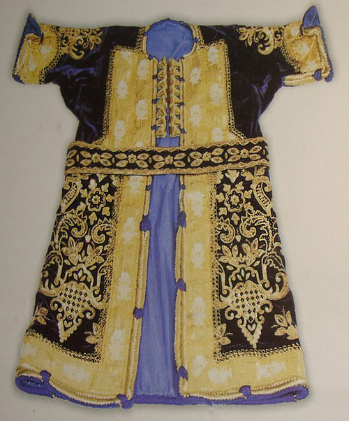Tunisian festive traditional dress kaftan
