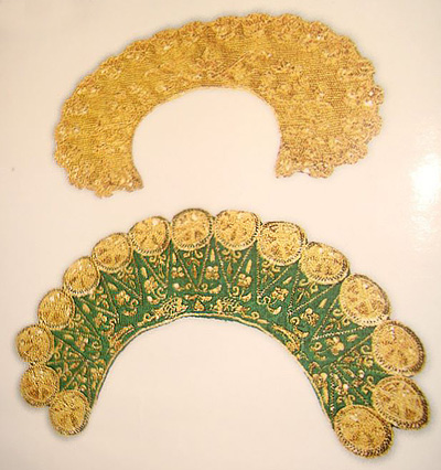 Tunisian embroidered round collar rakhba