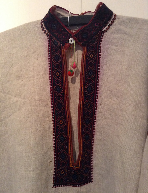 Male embroidered shirt from western Ukraine