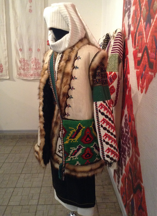 Female traditional wedding costume from Bukovyna region western part of Ukraine