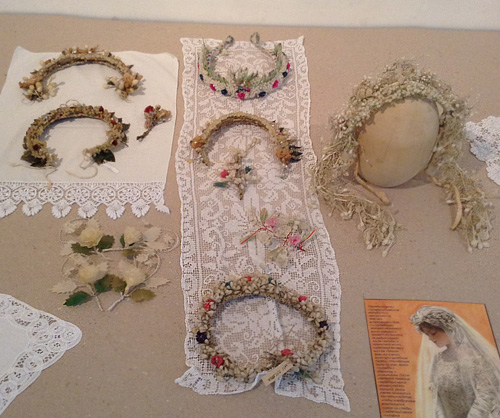 Vintage bridal wreaths Ukraine early 20th century