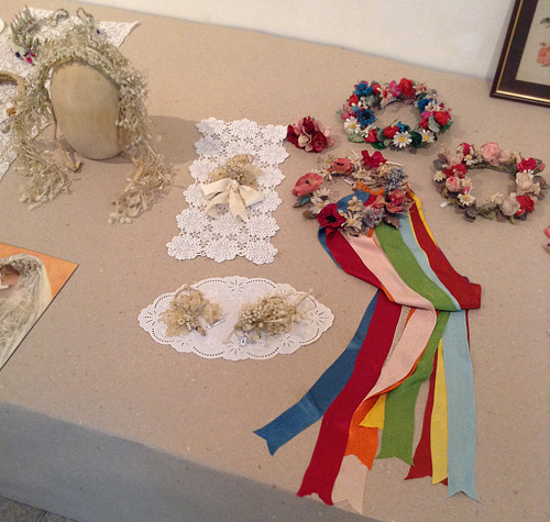 Vintage bridal wreaths Ukraine early 20th century