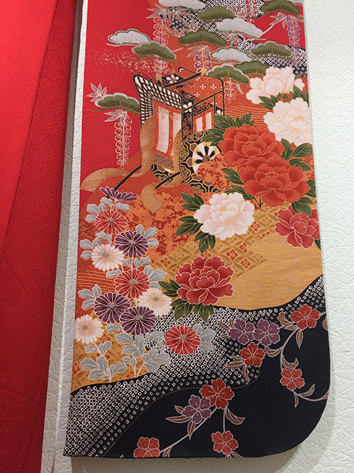 Beautiful Japanese Furisode kimono