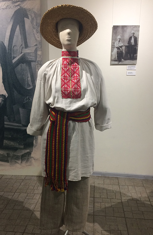 Male costume from Volyn region of Ukraine early 20th century