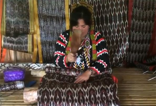Tboli traditional weaving