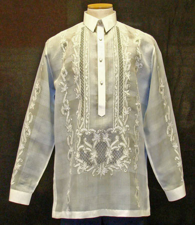 Filipino traditional Barong tagalog shirt