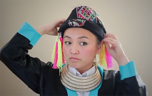 Hmong headdress6
