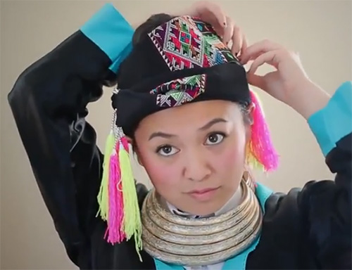 Hmong headdress7