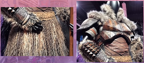 stage costumes of Black Panther film