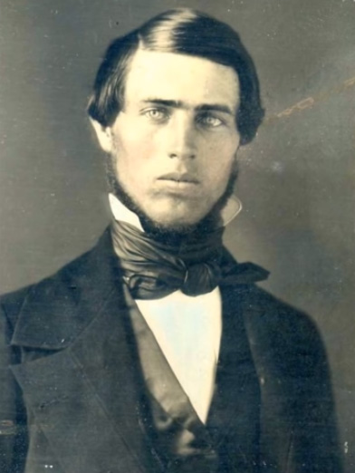 Handsome gentleman in late 1840s