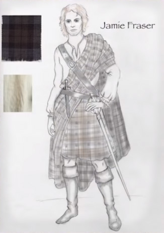 Stage costumes of Jamie Fraser in Outlander series