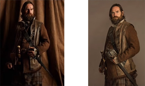 Movie costumes of Outlander series