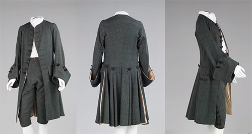 British wool coat, 18th century