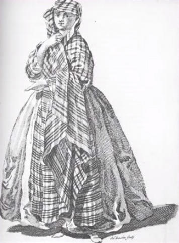 A Town Lady, James Basire, 1745