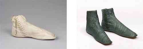 19th-century flat-heeled boots