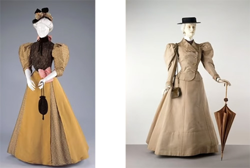 1880s lady’s walking suits