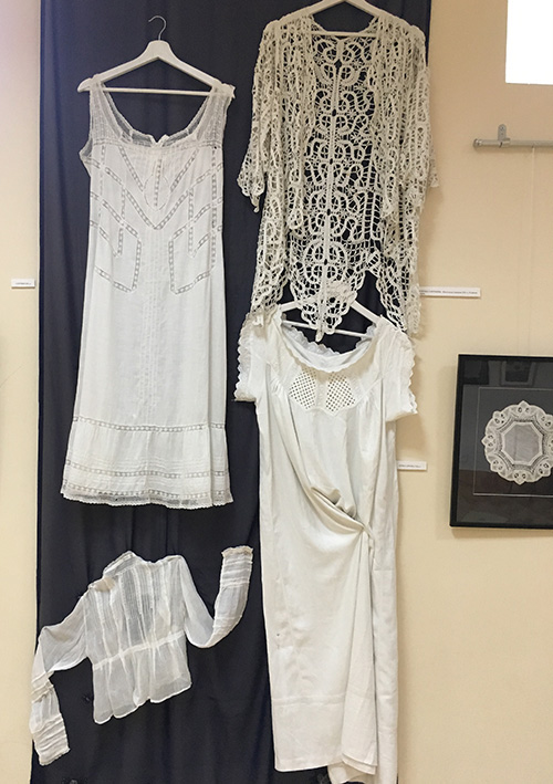 Vintage female lace garments 19th century