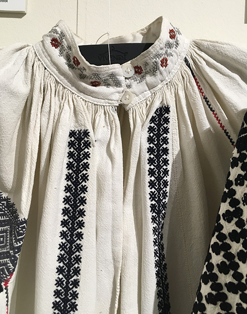 Vintage women’s shirts with red, white, and black embroidery from ...
